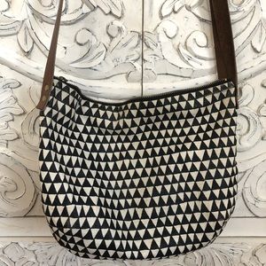 Bookhou handmade canvas crossbody bag